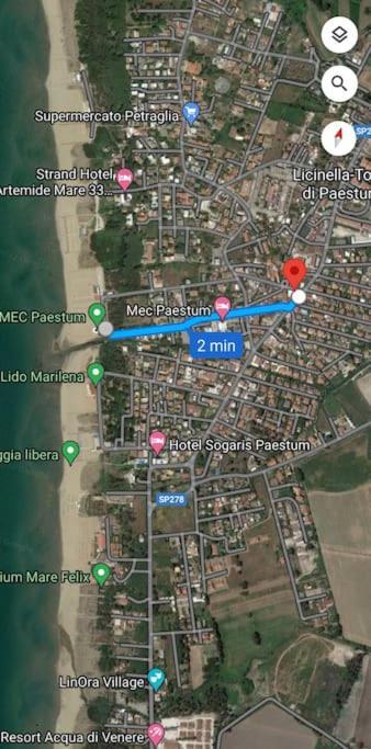 Casa Vacanze Mare Di Paestum Apartment ภายนอก รูปภาพ